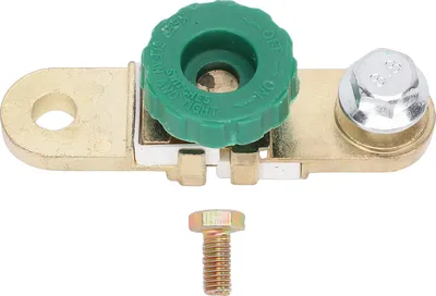 Image de Coupe-batterie latéral, 125 ampères, 12 V CC, type à bouton-poussoir, coupure pour bateau, marine