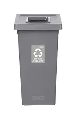 Obrázek produktu pro Odpadkový koš na tříděný odpad Fit Bin gray 75 l, šedý - směsný odpad