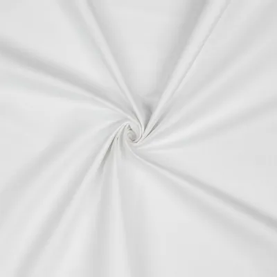 Popeline Baumwollstoff Fahnenstoff ab 1m x 146cm Meterware unifarben weiß