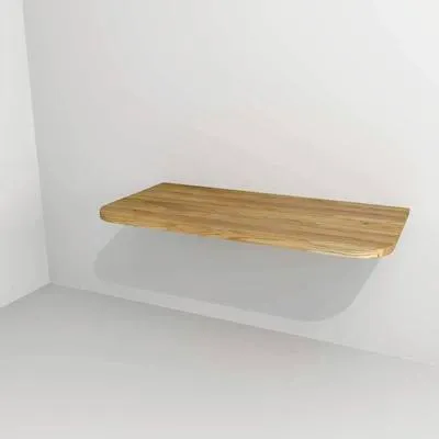 Produktbild von Devo Waschtischplatte 86,3 x 42,3 cm Holz Ohne Ausschnitt