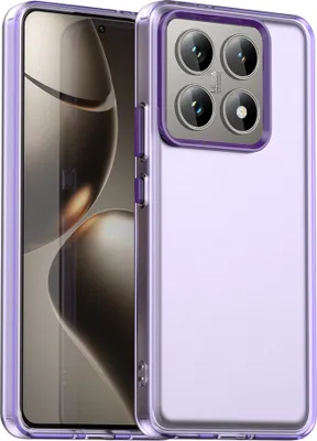 Produktbild von Handyhülle für Xiaomi 14T Schlank Durchscheinend Matt Stoßfest Schutzhülle Lila