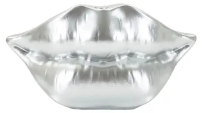 Produktbild von Mauro Ferretti, Vasen-Serie "Labbra", 23x8x12 cm, Silber