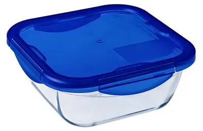 Produktbild von Pyrex Cook & Go Quadratische Mehrzweckpfanne mit hermetischem Deckel, Transparen