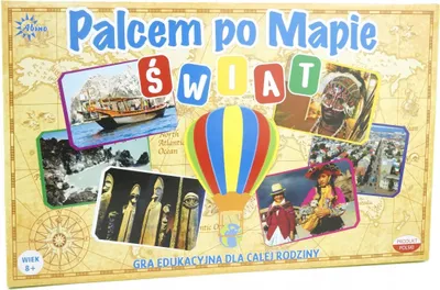 Zdjęcie produktu dla Palcem po mapie - Świat ABINO