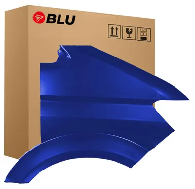 Productafbeelding van BLU Spatbord geschikt voor VW Volkswagen Crafter II 2 LA5C Rechts Blauw SurfBlau | 2016- | Voorzijde | Gelakt | Montageklaar