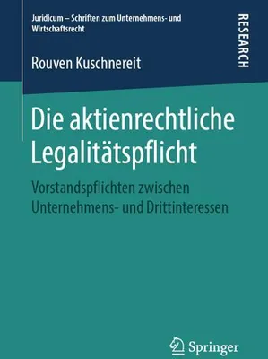 Obrázok produktu pre Die aktienrechtliche Legalitätspflicht