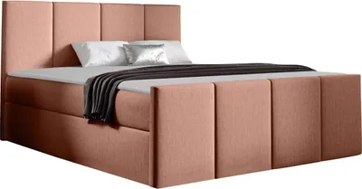 Produktbild von MIRJAN24 Boxspringbett Lars, Ehebett mit zwei Bettkästen, Doppelbett, Stilvoll Schlafzimmer (Kameleon 61, Größe: 140x200 cm)