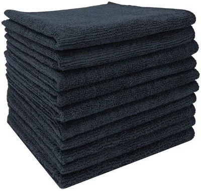 Produktbild von Unyqoos® Mikrofasertücher 10er-Set (30 x 30 cm) – fusselfreie, saugfähige Reinigungstücher für Haus, Auto, Fenster & Spiegel, waschbar bis 40°C