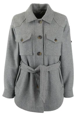 Produktbild von SAPORTA damen jacke - hellgrau melange, S