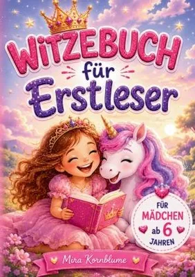 Image de Witzebuch für Erstleser: Silbenlesen für Mädchen ab der 1. Klasse | von Pädagogen entwickelt