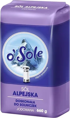 Obrázok produktu pre Sól Alpejska Jodowana Selgros - 660g, drobna do solniczki i gotowania