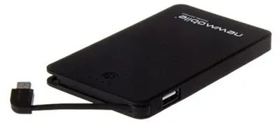 Produktbild von Newmobile Powerbank 2.600 mAh Schwarz