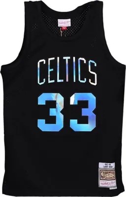 Obrázek produktu pro Mitchell & Ness Boston Celtics #33 Larry Bird Iridescent Swingman Jersey black - M