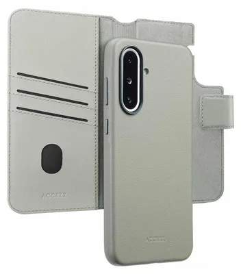 Produktbild von Accezz 2-in-1 Klapphülle aus Leder mit MagSafe Samsung Galaxy A36 / A56 - Light Grey