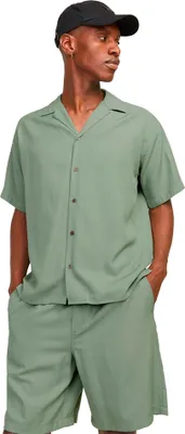 Image de Jack & Jones Aaron Lyocell Resort Chemise à manches courtes Vert M Homme Vert M