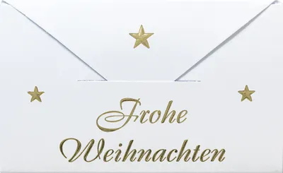 Produktbild von Weihnachten - Geldkarte - Glückwunschkarte im Format 6,7 x 11 cm mit