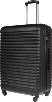 Produktbild von Christian Wippermann Großer L Koffer für Herren Damen 4 Rollen Hartschalenkoffer Reisekoffer 80L Volumen 44x66x28 cm