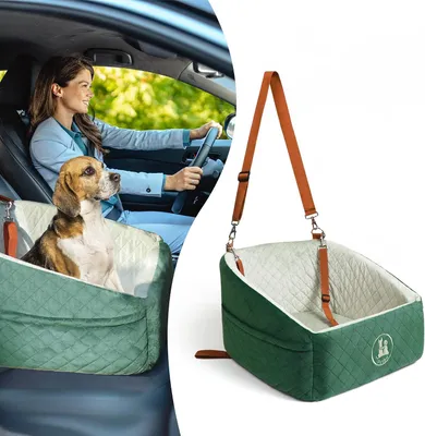 Produktbild von Hundeautositz für kleine und mittelgroße Hunde