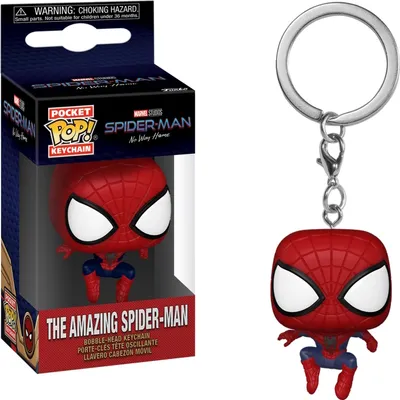 Produktbild von Spider-Man No Way Home - The Amazing Spider-Man - Schlüsselanhänger Funko Pocket POP! Keychain