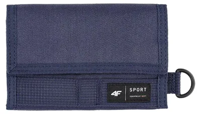 Image de 4F - « 4FWSS24AWALU007 »  Portefeuille en tissu PP4304 (taille unique) (bleu marine foncé)