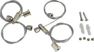 Produktbild von Seilsystem Seilabhängung Befestigung Seil Aufhängung SET für LED Panel Deckenleuchten Lampe