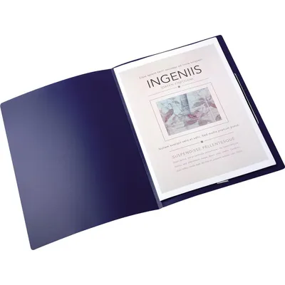 Produktbild von Oxford Eckspanner 100555331 DIN A4 PP dunkelblau