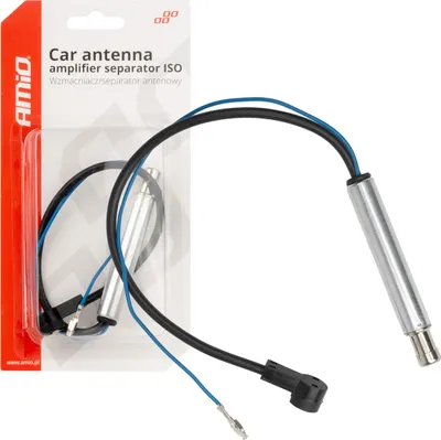 Obrázek produktu pro Anténní zesilovač ISO AMIO-04131 pro čistý zvuk rádia v autě
