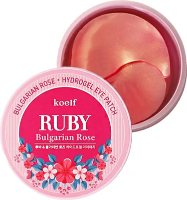 Produktbild von Petitfee Koelf Ruby & Bulgarian Rose Eye Patch 60ea