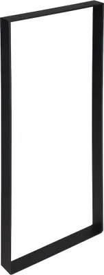 Image de Pieds de table en U noir acier 38,5x71 cm - Par pièce