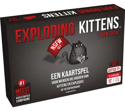 Obrázek produktu pro Karetní hra Exploding Kittens 18+ NSFW Edition pro dospělé