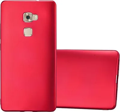 Zdjęcie produktu dla Cadorabo pokrowiec ochronny na etui Huawei MATE S w kolorze czerwonym etui na telefon silikonowe etui TPU pokrowiec na etui