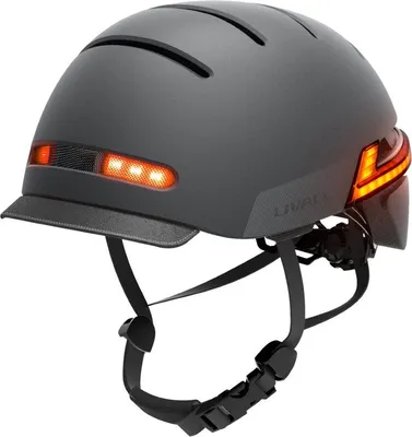 Produktbild von Livall BH51M Neo+BR80 54-58 cm schwarz Fahrradhelm E-Bike Helm LED Blinker Rücklicht Smart App