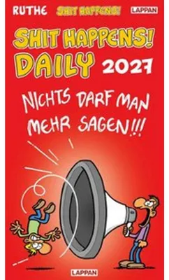 Productafbeelding van "Soms loopt het gewoon even niet." - Dagkalender 2027: 1 dag, 1 pagina, kalender in staand formaat (12 x 21 cm) om neer te zetten | Illustraties van Ruthe