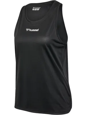 Produktbild von Hummel Hmlrun Singlet S/L Woman - black, Größe:XS