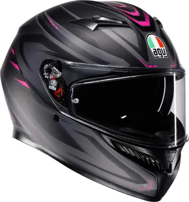 Produktbild von Agv K3 E2206 Mplk Syth Integralhelm Schwarz M Schwarz M