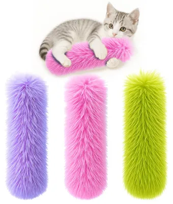 Produktbild von Katzenspielzeug Katzenminze Knisperkissen Plüsch - 3 Stück - 20 cm
