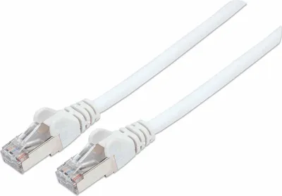 Produktbild von INTELLINET Patchkabel Cat6a-Stecker/Cat7-Rohkabel 1,5m weiß