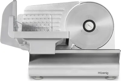 Produktbild von H.Koenig Elektrischer Schinken-, Fleisch-, Wurst- und Aufschnittschneider MSX190, professionell
