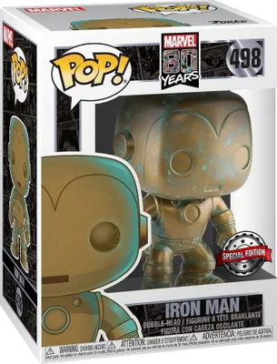 Produktbild von Marvel 80th - Iron Man 498 Special Edition - Funko Pop! - Vinyl Figur