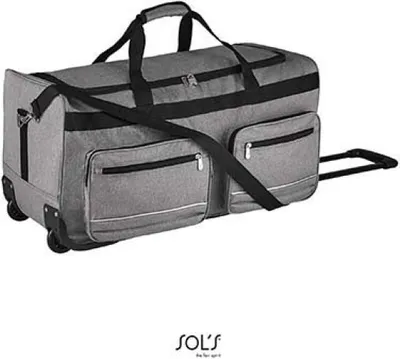 Produktbild von SOLs Bags 71000 | Travelbag Voyager Trolley / Koffer | 67 x 34 x 33 cm - Farbe: Heather Grey - Größe: 67 x 34 x 33 cm