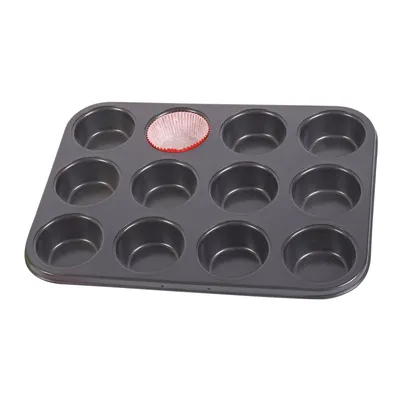 Produktbild von my basics 15891 mb Profi Muffin-Backbl. 12er mb, anthrazit