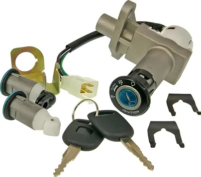 Produktbild von Schlosssatz komplett - Version 1 für China Roller GY6 125/150ccm
