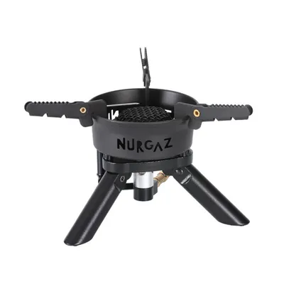 Produktbild von Outdoor Camping Metall oefen Tragbare Picknick Grill Ofen Faltbare oefen Wasser Kochen Kochen Zubehoer