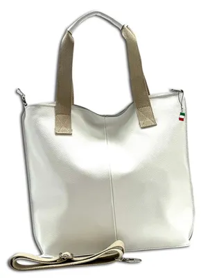 Produktbild von Tasche weiß Florence Shopper Leder OTF161W
