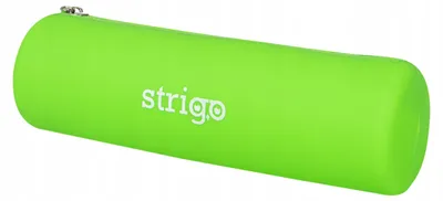 Produktbild von Strigo Ovaler Silikon-Federtasche Grün Neon