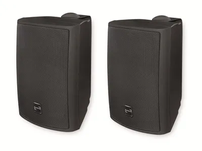 Produktbild von Dynavox PB402 HiFi Lautsprecherbox mit Wandhalterung, Paar, schwarz