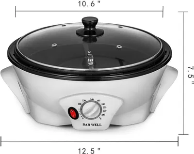 Obrázek produktu pro 1200W 800g Elektrický pražič kávy Pražička kávy na zrnkovou kávu