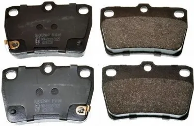 Produktbild von DENCKERMANN Bremsbeläge Satz Hinten Bremsklötze für TOYOTA RAV 4 II (CLA2, XA2, ZCA2, ACA2) B111166