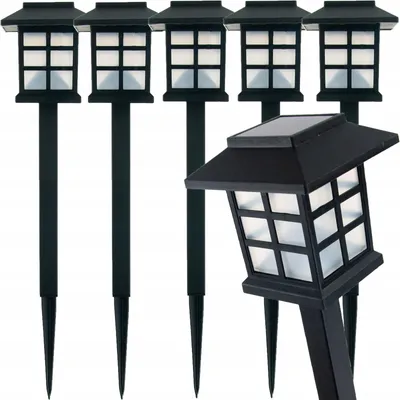 Produktbild von Martom 6x Solar LED Gartenlaterne mit Dämmerungssensor