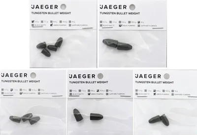 Produktbild von Jaeger Fishing Green Pumpkin Tungsten Bullet Weight - Bulletgewichte, Gewicht / Inhalt:14g / 2 Stück